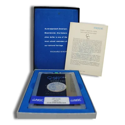 1883-CC GSA Morgan Dollar - NGC MS65 — packaging view