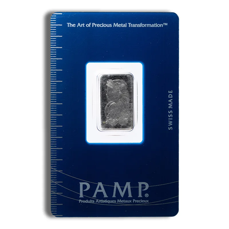5 gram Platinum Bar - Brand Varies (Carded) — Platinum bullion from Standard Bullion