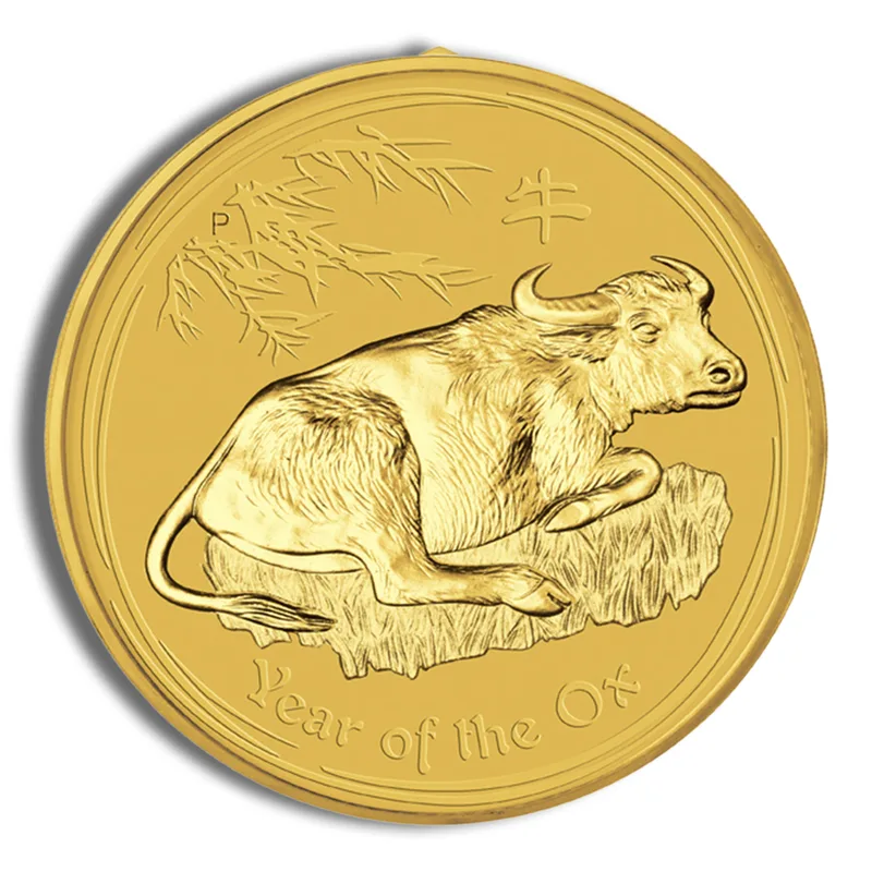 2009 1 oz Australia Gold Lunar Ox BU - Series II — Gold bullion from Standard Bullion