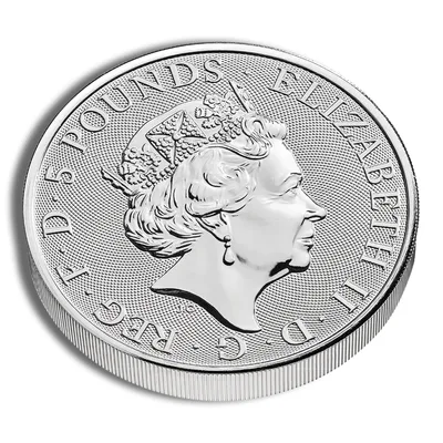 2023 2 oz Silver Great Britain Tudor Beasts - Yale of Beaufort — reverse view
