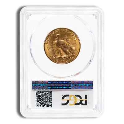 <body>0 Gold Indian Eagle - PCGS MS62 — reverse view