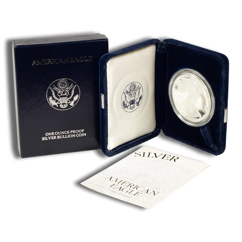 1994-P Proof Silver Eagle with Box & COA — Silver bullion from Standard Bullion