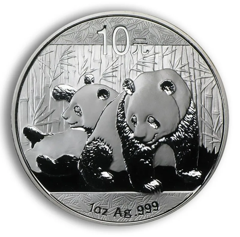 Chinese Silver Panda - 1 oz (Year Varies) — Silver bullion from Standard Bullion