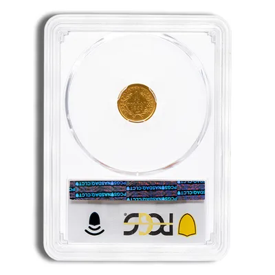 <body> Gold Liberty Type 1 - PCGS MS62 — reverse view