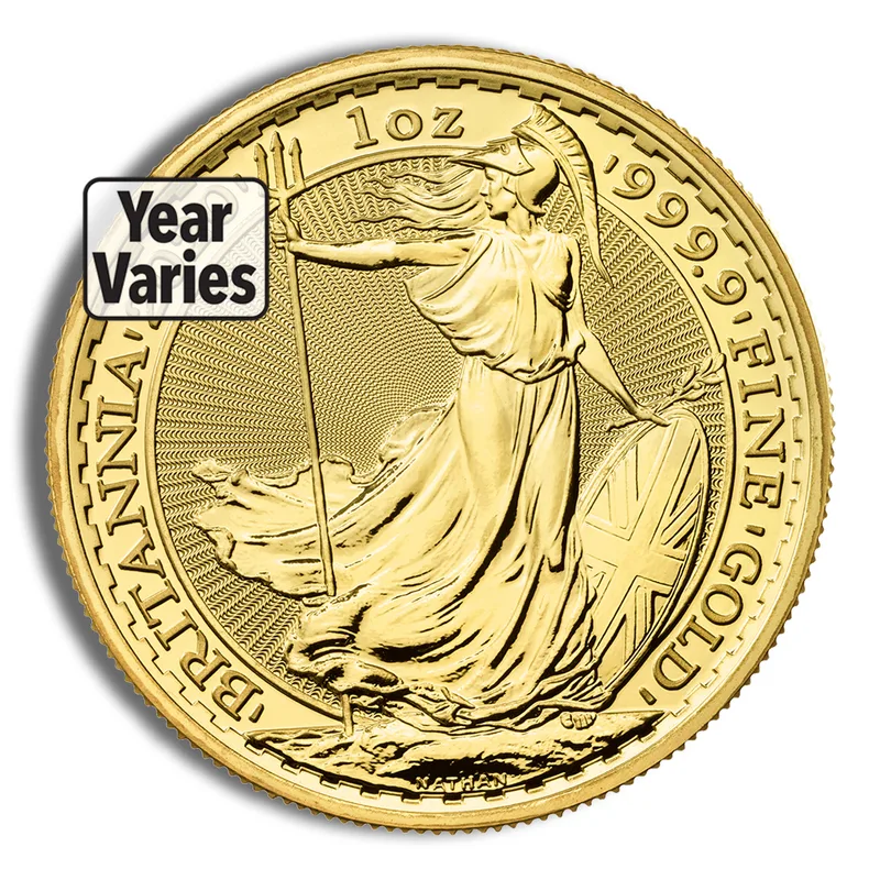 1 oz Gold Britannia (2013-Present) — Gold bullion from Standard Bullion