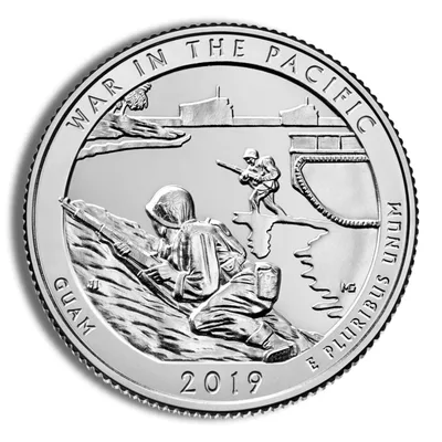 2019-P 5 oz ATB War in the Pacific Silver Coin NGC SP70 — packaging view