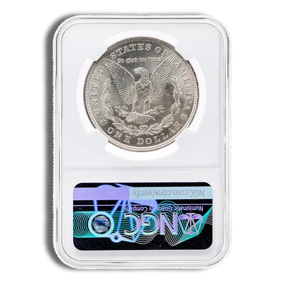 1921 Morgan Dollar - NGC MS64 (Toned) — reverse view
