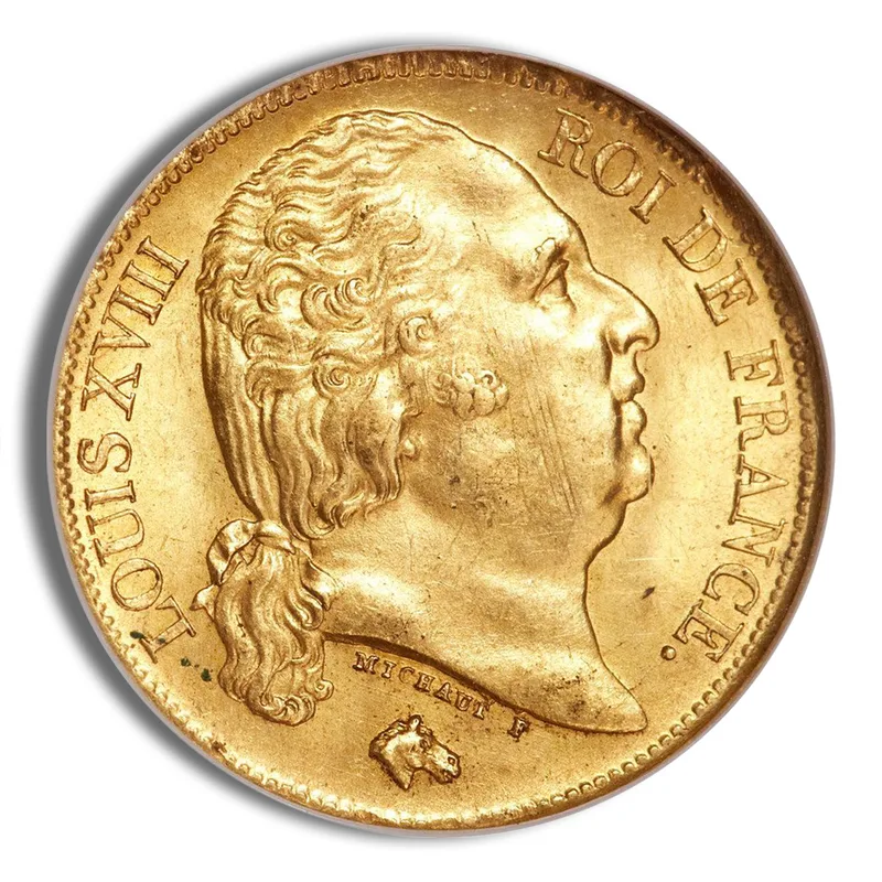 France Gold 20 Francs - Louis XVIII (1816-1824) — Gold bullion from Standard Bullion
