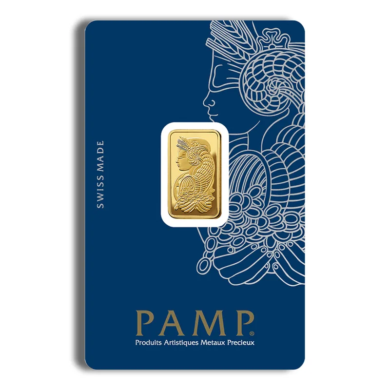 5 gram Gold Bar - PAMP Fortuna (Carded) — Gold bullion from Standard Bullion