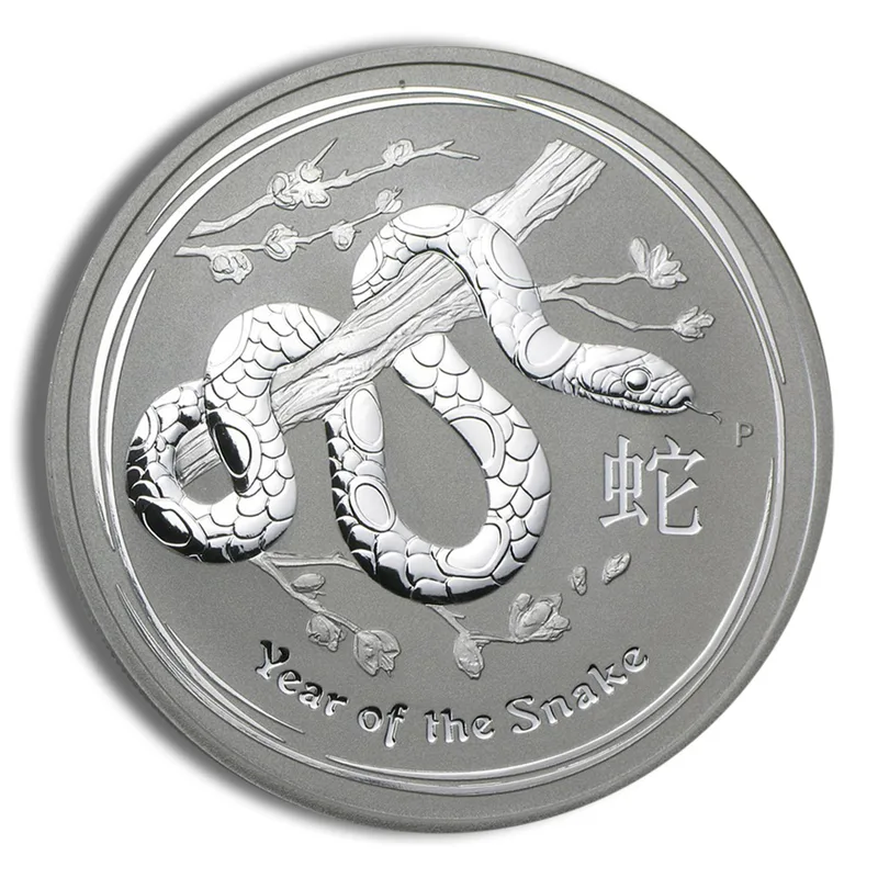 2013 1 oz Australia Silver Lunar Snake BU - Series II — Silver bullion from Standard Bullion