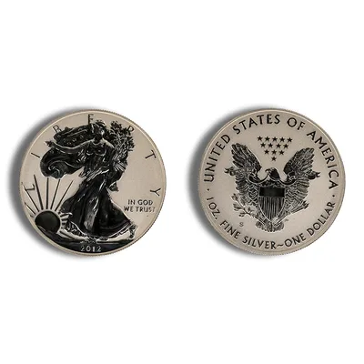 2012-S 2-Coin Silver Eagle 75th Anniversary San Francisco Set — packaging view