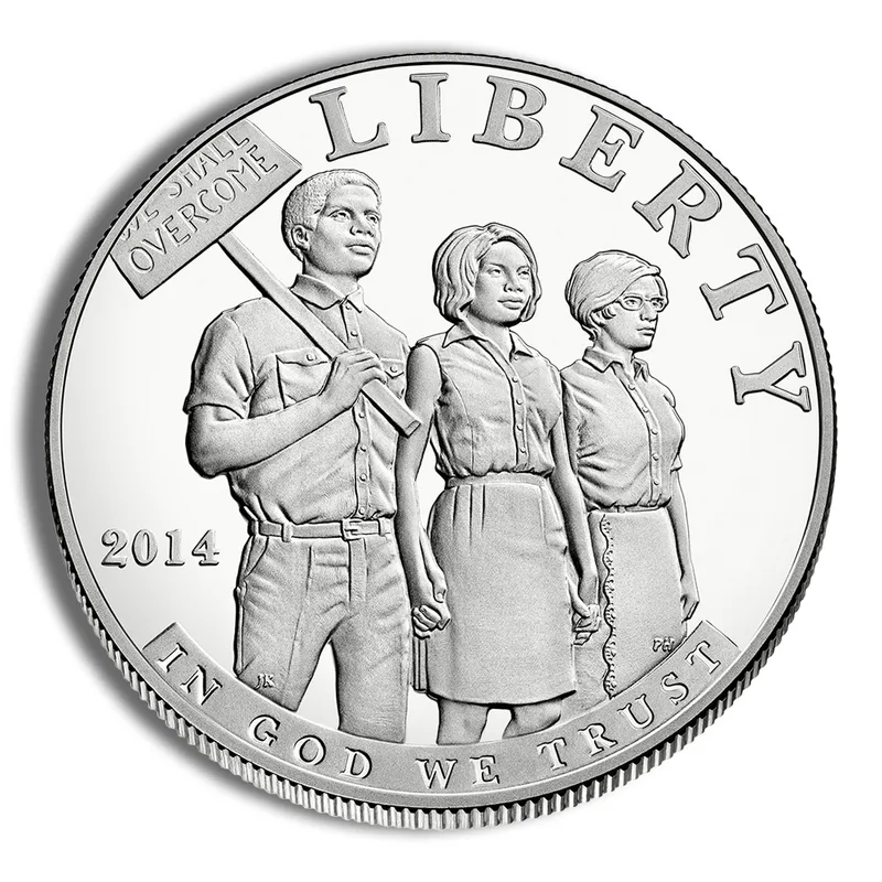 2014-P <body> Civil Rights Act Silver Commem - Proof — Silver bullion from Standard Bullion
