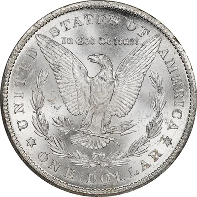 1880-CC Rev 78 GSA Morgan Dollar - NGC MS63+ — reverse view