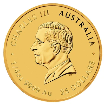 2027 1/4 oz Australia Gold Lunar Goat BU - Series III — reverse view