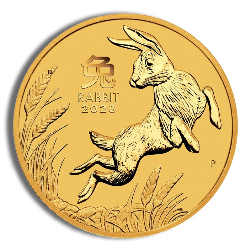 2023 1/10 oz Australia Gold Rabbit BU - Series III — Gold bullion from Standard Bullion
