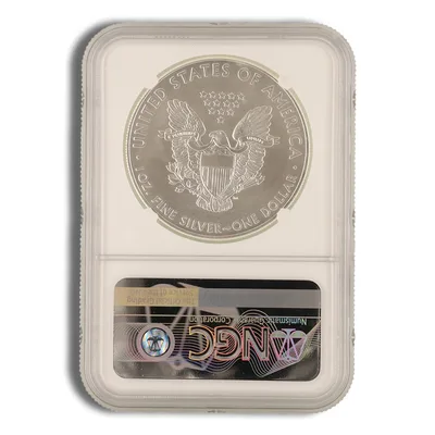 2017 Silver Eagle NGC MS70 Early Releases — reverse view