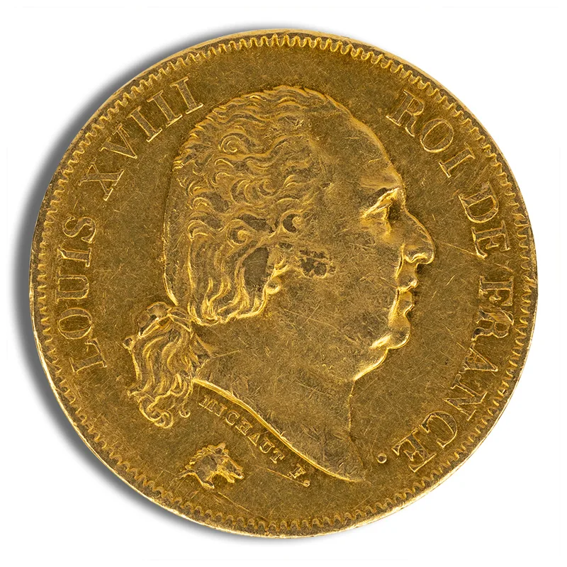 France Gold 40 Francs - Louis XVIII (1816-1824) — Gold bullion from Standard Bullion