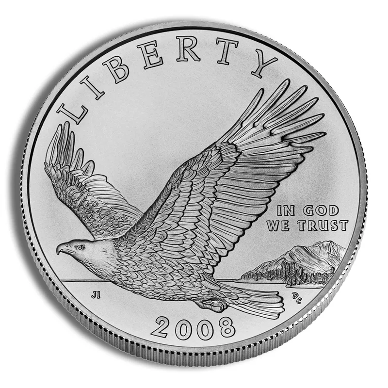 2008-P <body> Bald Eagle Silver Commem - BU — Silver bullion from Standard Bullion