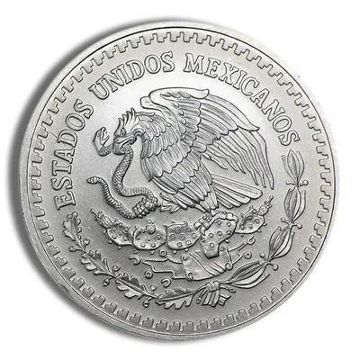 1998 1 oz Silver Mexican Libertad - BU — reverse view