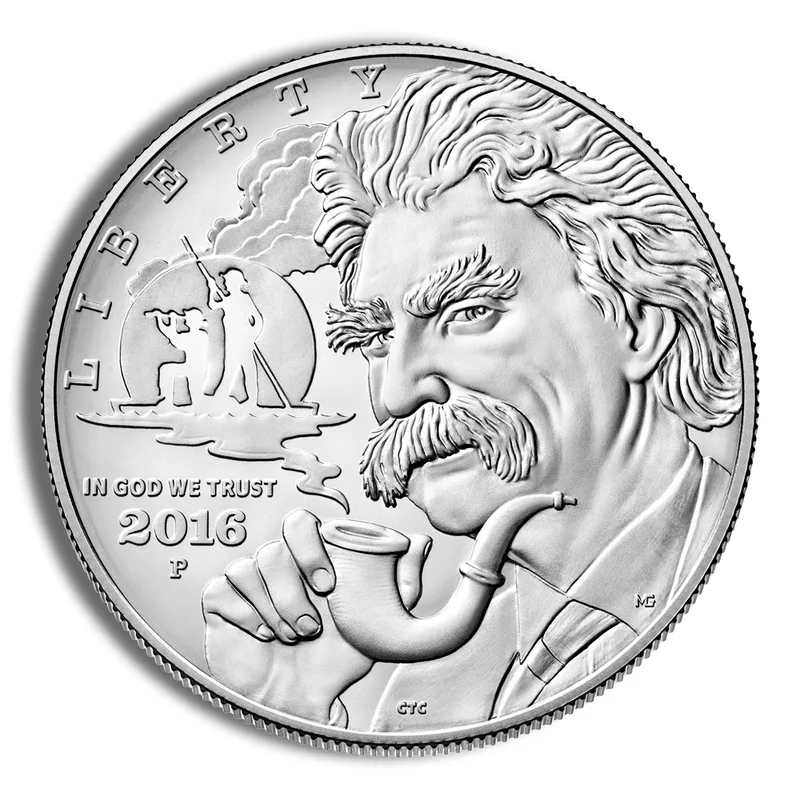 2016-P <body> Mark Twain Silver Commem - BU — Silver bullion from Standard Bullion
