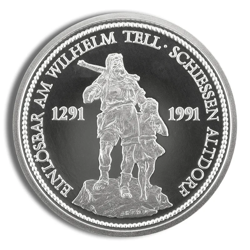 Platinum Shooting Thaler - 1 oz (Year Varies) — Platinum bullion from Standard Bullion