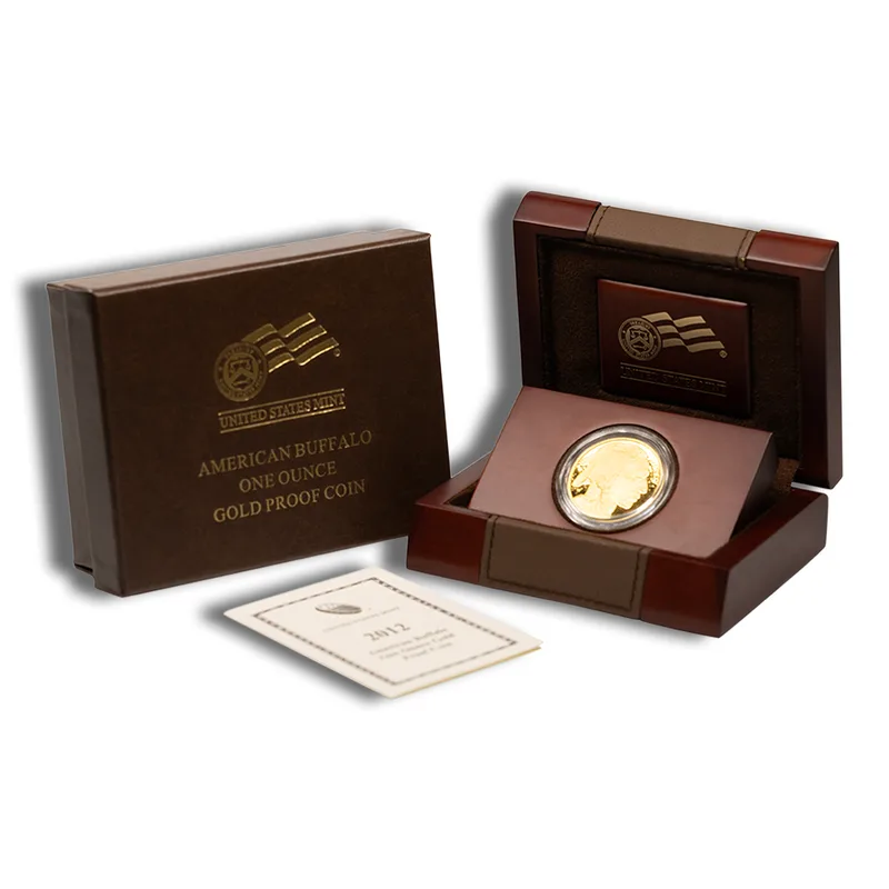 2012-W 1 oz Proof Gold Buffalo (w/Box & COA) — Gold bullion from Standard Bullion