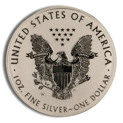 2021 American Eagle Two-Coin Silver Reverse Proof Set — reverse view