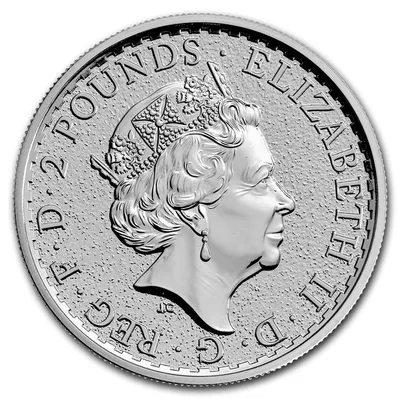 2017 1 oz Silver Great Britain Year of the Rooster BU — reverse view