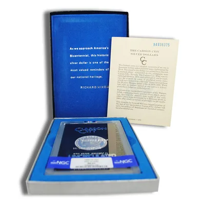 1884-CC GSA Morgan Dollar - NGC MS63 — packaging view