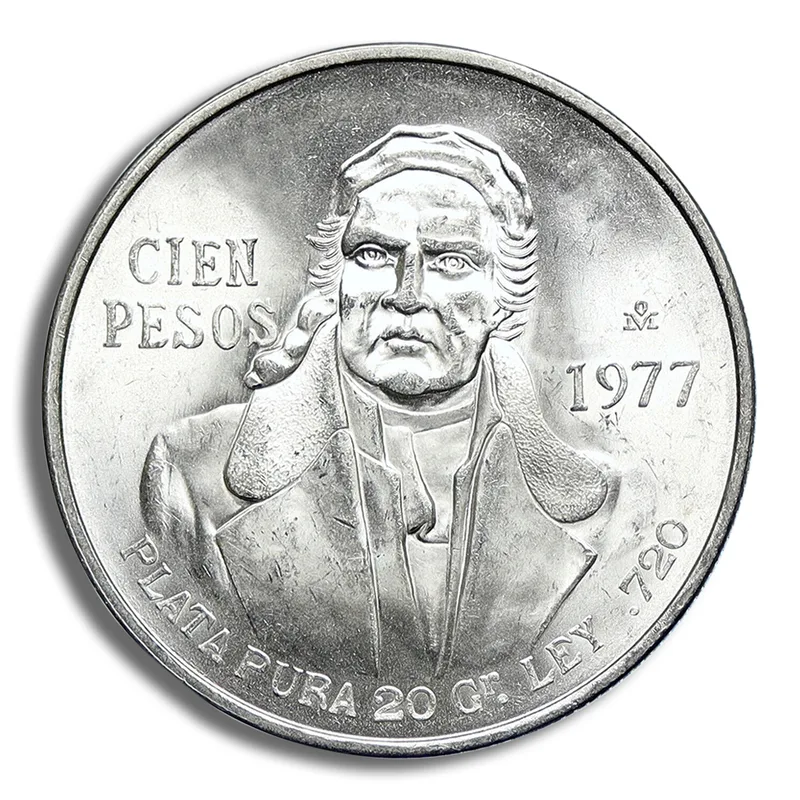 Mexico 100 Pesos Silver Coin (1977-1979) — Silver bullion from Standard Bullion