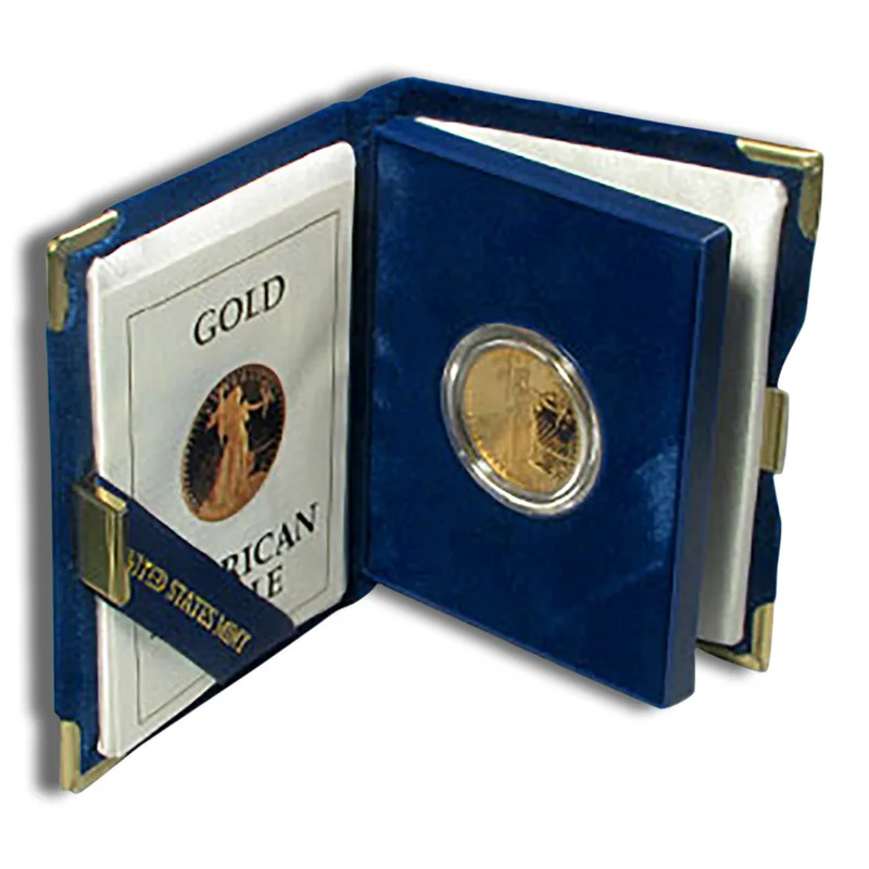 1/10 oz Proof Gold Eagle - Box/COA (Date Varies) — Gold bullion from Standard Bullion