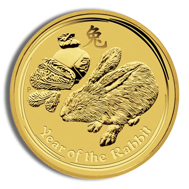 2011 1/4 oz Australia Gold Lunar Rabbit BU - Series II — Gold bullion from Standard Bullion
