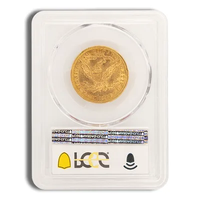 <body>0 Gold Liberty Eagle - PCGS MS61 — reverse view