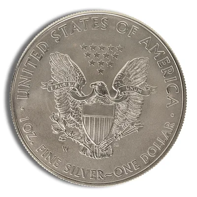 2013-W Burnished Silver Eagle with Box & COA — packaging view