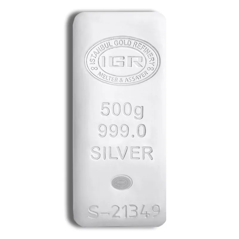 500 Gram Silver Bar - IGR Metals — Silver bullion from Standard Bullion