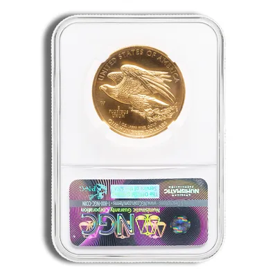 2015-W Liberty High Relief Gold Coin NGC MS70 — reverse view