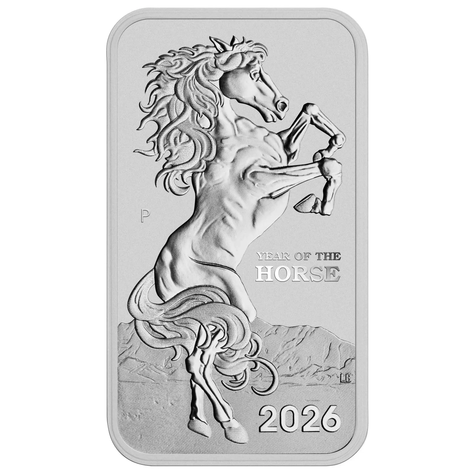 2026 1 oz Australia Silver Lunar Horse Rectangular Coin — Silver bullion from Standard Bullion