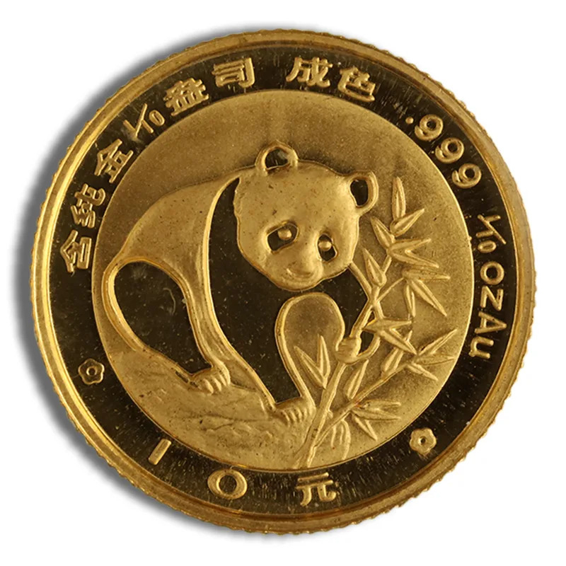 1/10 oz China Gold Panda - BU - Unsealed (Year Varies) — Gold bullion from Standard Bullion