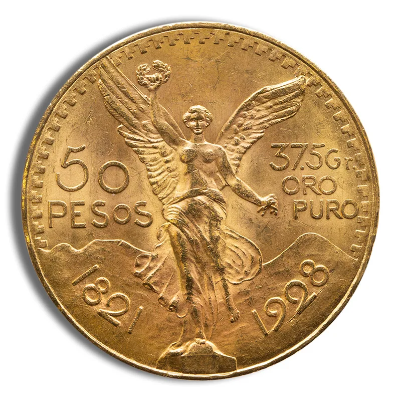 1925 Mexico Gold 50 Peso BU — Gold bullion from Standard Bullion
