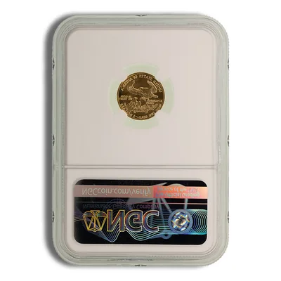 2002 1/4 oz Gold Eagle <body>0 NGC MS69 — reverse view