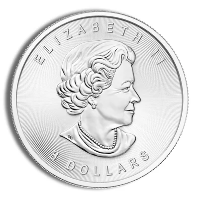 1.25 oz Canadian Bison Silver Coin (Year Varies) — reverse view