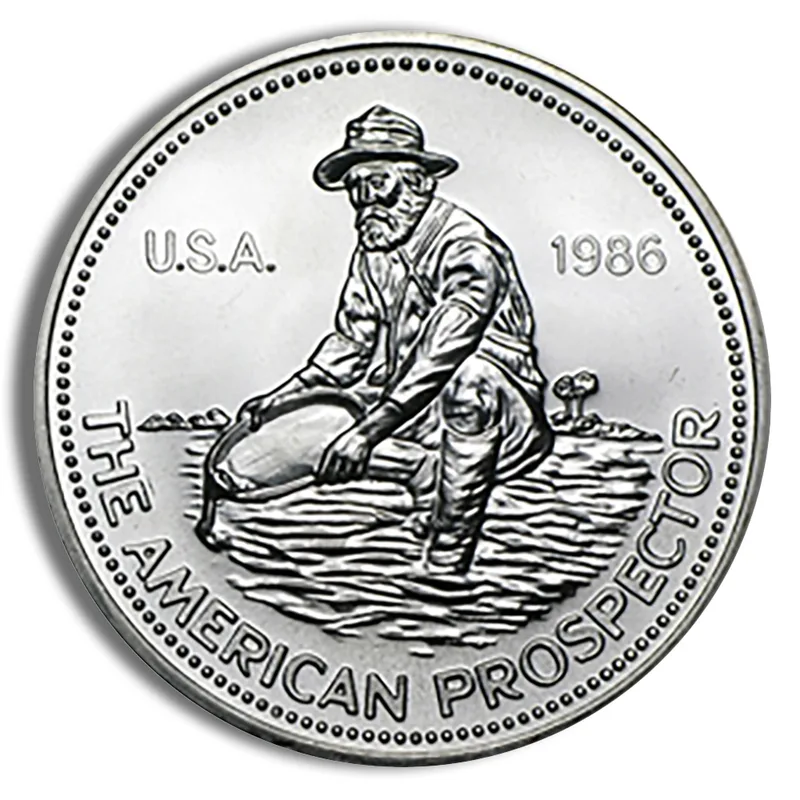 1 oz Silver Round - Engelhard Prospector — Silver bullion from Standard Bullion