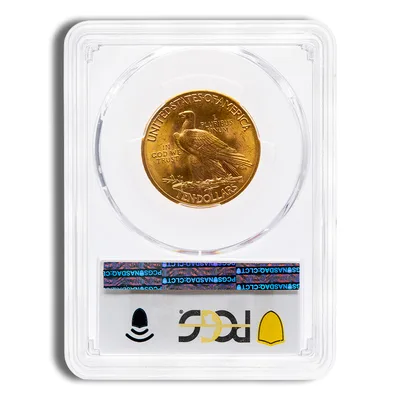 <body>0 Gold Indian Eagle - PCGS MS64 — reverse view