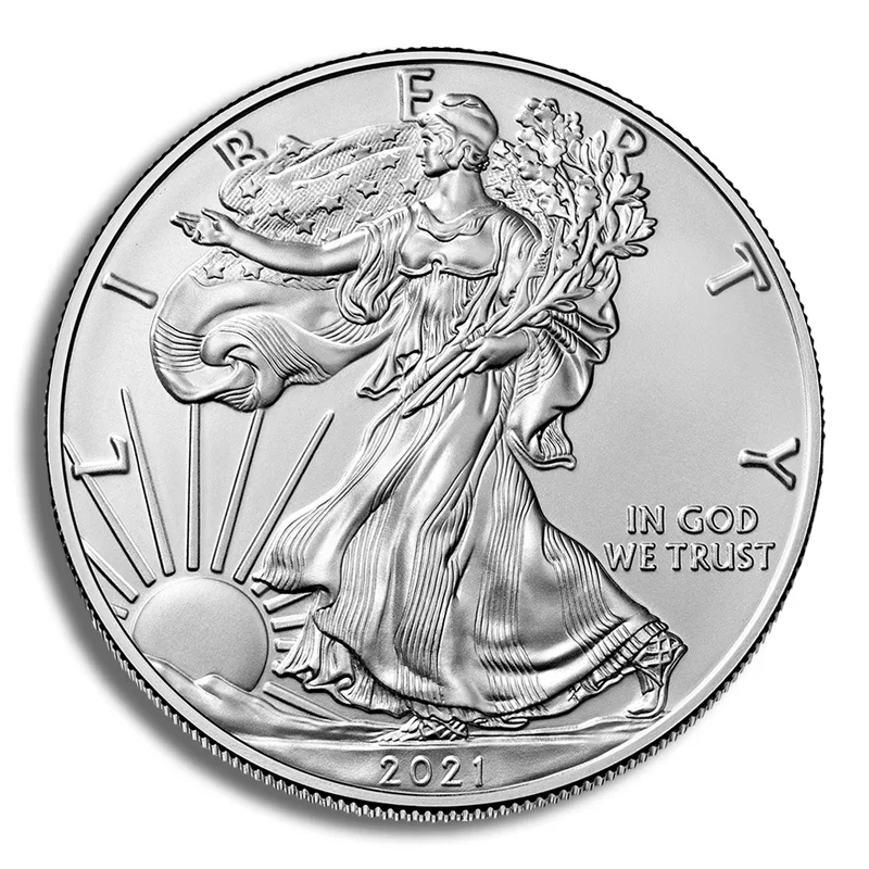 2021 Silver American Eagle - BU (Type 2) — Silver bullion from Standard Bullion