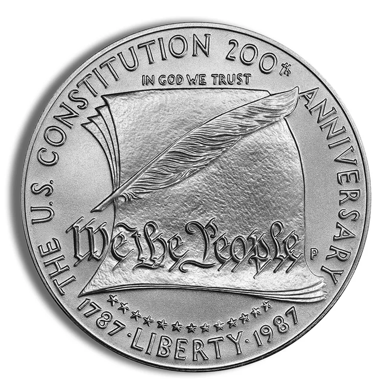 1987-P <body> Constitution Silver Commem - BU — Silver bullion from Standard Bullion