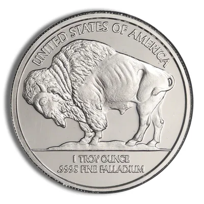 1 oz Palladium Round - JM Stillwater (Carded) — detail view