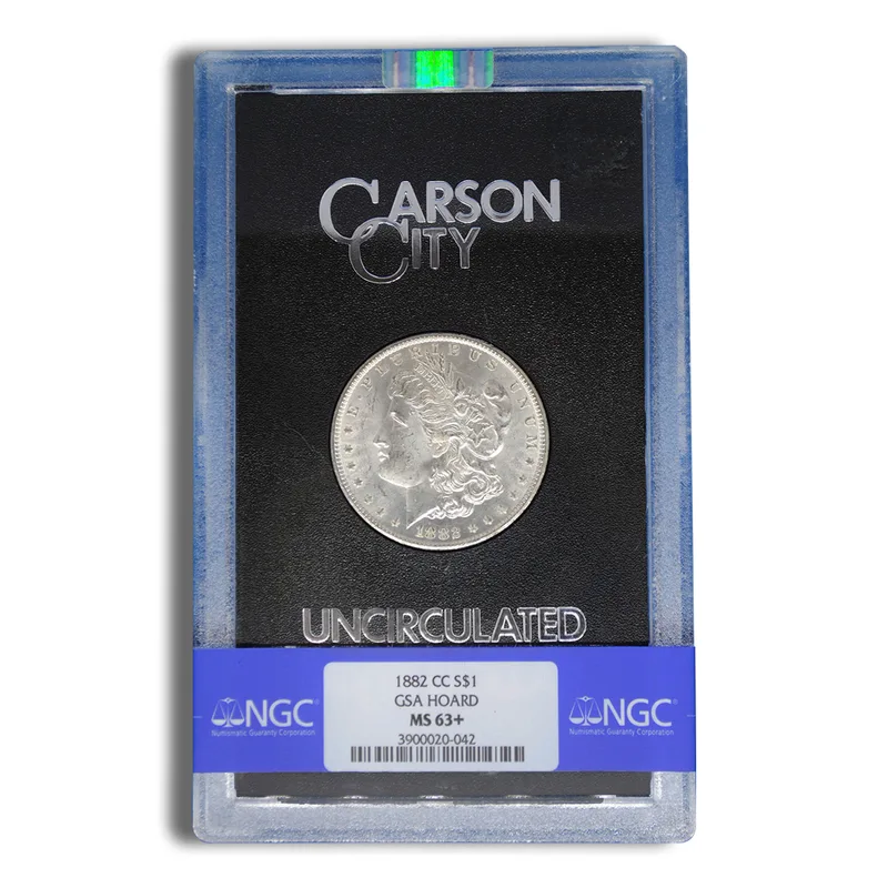 1882-CC GSA Morgan Dollar - NGC MS63+ — Silver bullion from Standard Bullion