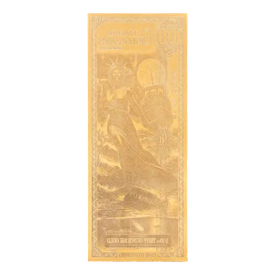 Florida 100 Goldback — reverse view