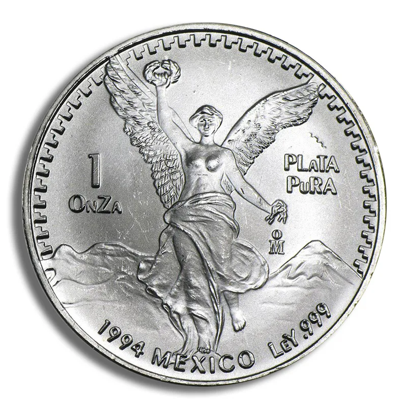 1994 1 oz Silver Mexican Libertad - BU — Silver bullion from Standard Bullion