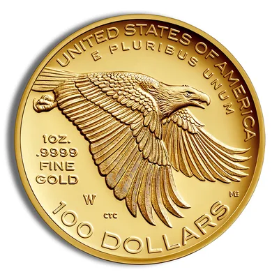 2017-W American Liberty High Relief Gold Coin (w/Box & COA) — reverse view